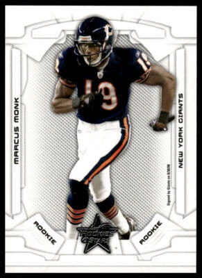 2008 Leaf Rookies & Stars #158 Marcus Monk #/999 - Image 1 of 2
