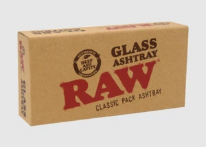Free Shipping Raw Classic Glass Ashtray Medium - Picture 1 of 1