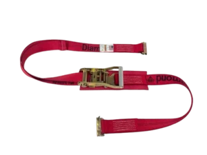 2" x 13' Quick Release Gas Cylinder Ratchet Strap with E-Track Spring End Fittin - Picture 1 of 1