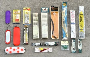 Vintage Fishing Lures Hooks Sinkers LOT - Picture 1 of 7