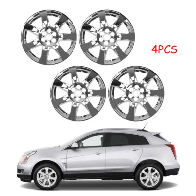 4 x Chrome 20 Inch Clad Wheel Covers Fits For Cadillac SRX 2010 2011-2013 Foto 1 de 4