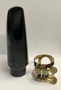 Boquilla de goma dura vintage de saxo tenor Otto Link - Imagen 1 de 13