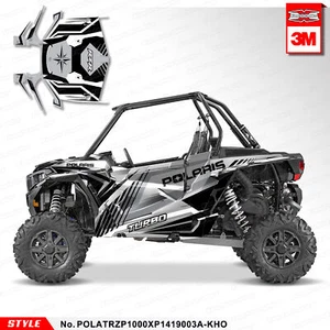 Kungfu Graphics Vinyl Sticker Decal Set for Polaris TURBO RZR XP 1000 2014-2018 - Picture 1 of 22