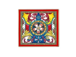 Svuota-Tasche Mini in Porcellana Linea Sole Mio Baci Milano 15 x 15 cm Saldo - Imagen 1 de 1