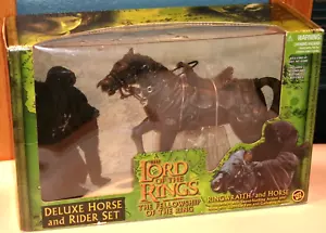 2001 Herr der Ringe RINGWRAITH Deluxe Pferd und Reiter Actionfigur Set MIB - Bild 1 von 6