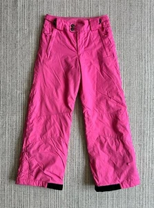 Columbia Youth Girls 7/8 Pink Snow Pants Omni-Shield Water Resistant Ski Winter - Picture 1 of 24