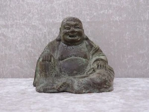 fUn96m - Bronze Design Happy Buddha Vintage - 11,5 cm - 1,1 kg - Imagen 1 de 6