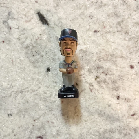 Mike Piazza UPPER DECK 3" Mini BOBBLEHEAD Fotoball 2003 New York Mets Cover