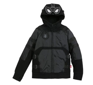Boys Disney Marvel Miles Morales Hooded Jacket Spider Man  Black size 3 - Picture 1 of 10