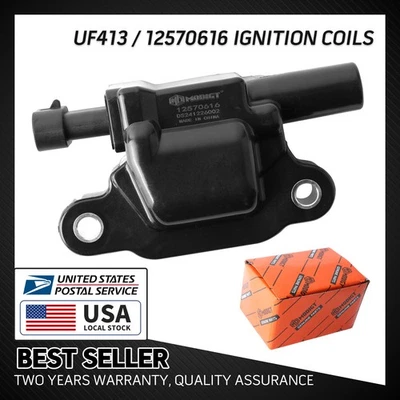 1Pc Quality & Durable Ignition Coil 12570616 For 2007-2018 GMC Yukon UF413 - Image 1 of 4