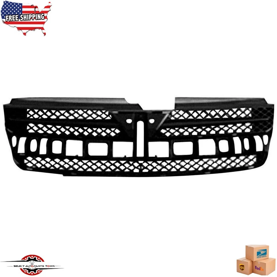Fits 2004 2005 Toyota Sienna New Front Grille Assembly Black Plastic TO1200276 Foto 1 de 4