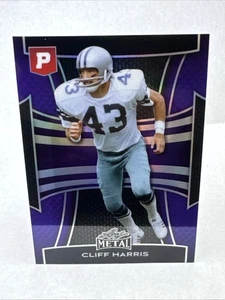 Cliff Harris 2025 Leaf Pristine Purple Refractor Pre Production Proof 1/1 - Bild 1 von 2