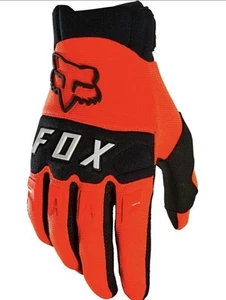 FOX Racing DirtPaw Gloves Race FLO Orange MTB Motocross Dirt Bike Mens Medium - Picture 1 of 2