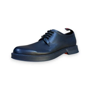 Hugo Lenner Derby Schuhe Herren schwarz Leder US 9 (UK 8 EU 42) UVP $ 209 - Bild 1 von 4