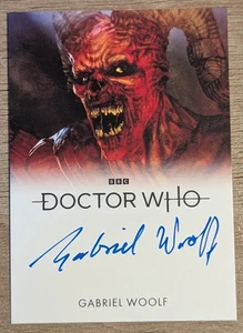 2023 Rittenhouse Doctor Who Series 1-4 Full Bleed Auto Card Gabriel Woolf - Picture 1 of 2