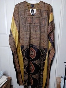 Mujer Vestido Caftán Caftán Sante Hippie Boho Vestido Africano Maxi Talla Única Nuevo con Etiquetas Mumu - Imagen 1 de 5