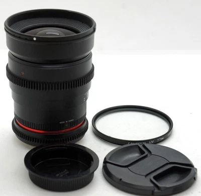 Lente Samyang Walimex Rokinon 35 mm T1.5 ED AS UMC CINE montura Canon EF marco completo Foto 1 de 4