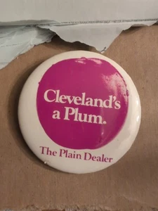Vintage Cleveland's A Plum Pin - Bild 1 von 2