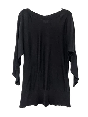 Suéter Joseph A Dolman para mujer manga larga cuello barco negro talla XL Foto 1 de 4