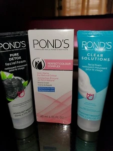 "BUNDLE DEAL" POND'S pure detox facial foam (charcoal) facial foam&colour complx - Picture 1 of 6