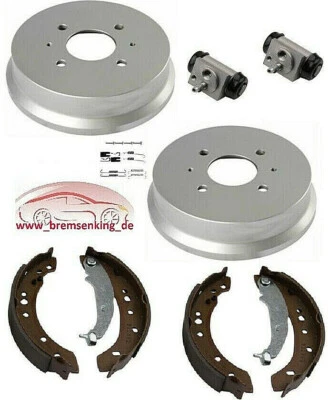Mitsubishi Colt 6 VI Bremstrommel Set + Bremsbacken + Zubehör + Radzylinder NEU