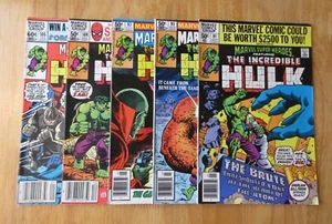 Lot of *5* Newsstand MARVEL SUPER-HEROES/1960s HULK! #91, 95, 97, 104, 105 (VF) - Picture 1 of 8