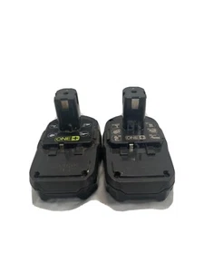(2) RYOBI P102 18V One+ Lithium Battery FOR PARTS Not Working - Picture 1 of 5