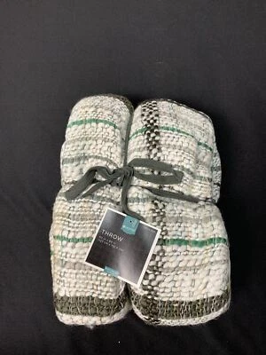 Target Throw Blanket 2009 madera de abedul chalet acrílico 50”x60” muy suave nuevo con etiquetas Foto 1 de 4