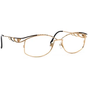 Cazal Brille MOD 112 Col. 794 Gold/Schwarz Eckig Metall Germany 55[]17 135 - Bild 1 von 6