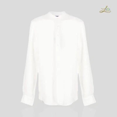 Ralph Lauren фиолетовый этикетка группы воротник льняная рубашка размер L - Изображение 1 из 4