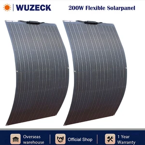 200W Flexibel Solarmodul Solarpanel Photovoltaik Solarmodule für Wohnmobil - Bild 1 von 10