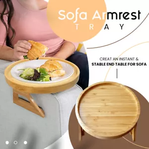 Sofa Butler Minitisch Ablage Sofatablett Hängetisch Beistelltisch Sofatablett - Bild 1 von 11