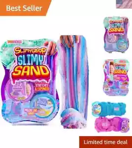 SLIMGLOOP 10oz Scented Slimy Sand in Blue/Purple - Fun Sensory Play for Kids - Picture 1 of 9