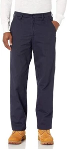 Bulwark Men's Flame Resistant 9 oz Twill Cotton Work Pant, Navy, 38W x 30L (B31) - Picture 1 of 3