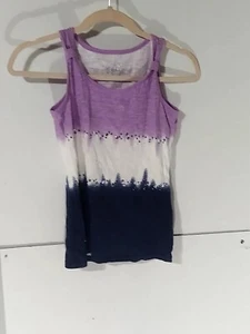 Justice Size 12 Tie-dyed Tank Top - Picture 1 of 4