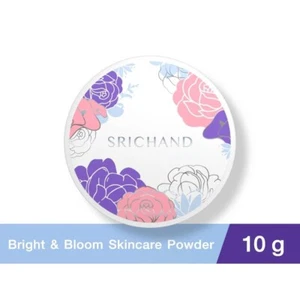 SRICHAND Bright and Bloom Skincare Pressed Powder rlightweight nourish skin 10g - Picture 1 of 9