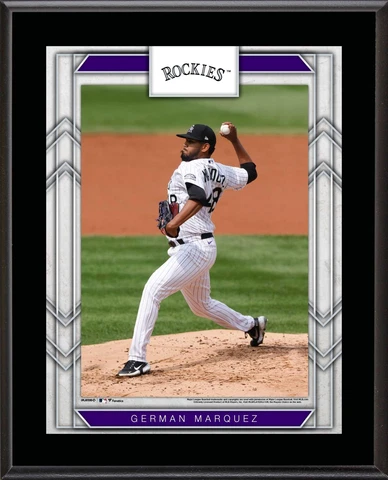 German Marquez Colorado Rockies 10.5" x 13" Player Plaque Cover