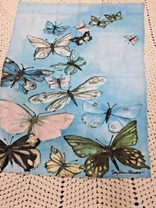 Butterflies Nature Motif Summer Flag  29x39.5" Lawn Garden by Sally E. Roberts - Picture 1 of 5