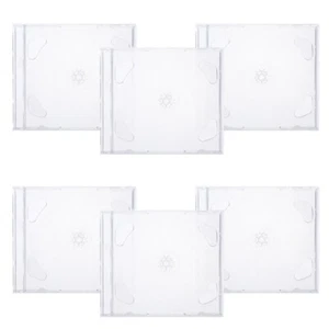 6 Pcs CD-Hülle Aufbewahrungsbehälter Für CD-Halter CD-Aufbewahrungshüllen - Afbeelding 1 van 12