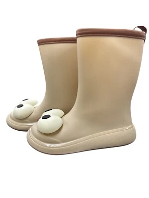 Nuevas divertidas botas de lluvia Big Eye Girl (talla 2 de EE. UU.) envío gratuito Foto 1 de 4