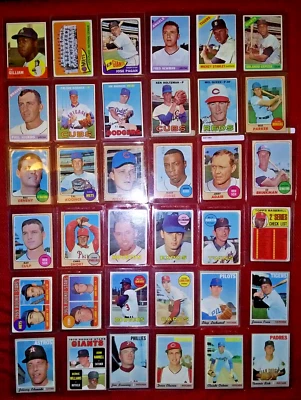 VINTAGE 1963-'70 TOPPS LOT OF 36 MLB CARDS: HOFS CEPEDA CARLTON NIEKRO & MORE - Image 1 of 4