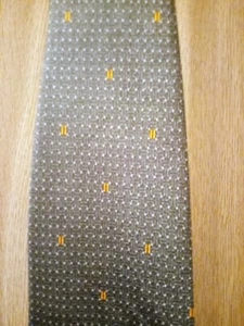 Yves Saint Laurent Olive Green Silk Tie YSL hand Made Vintage - Picture 1 of 3