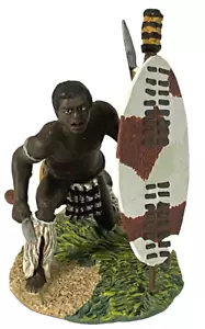 Britains Zulu War Single Figure Pack 20066 Zulu Warrior Crouched No. 1 - Picture 1 of 6