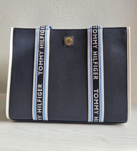 Bolso de Mano Tommy Hilfiger Azul Marino Mckenna II Mujer NUEVO - Imagen 1 de 11