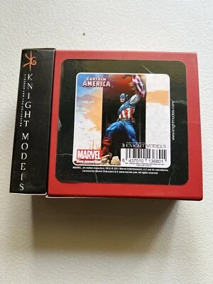 Knight Models Marvel Universe deluxe Limited nib 70mm Captain America Item#B115 - Image 1 of 2