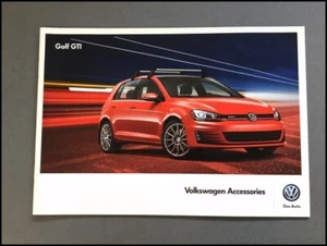 2014 2015 VW Volkswagen Golf GTI Factory Car Accessories Brochure Catalog - Picture 1 of 8