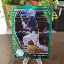 2021 Panini Prizm Draft Picks Green Pulsar Parallel PDP39 Izaac Pacheco Detroit