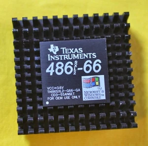 TEXAS INSTRUMENTS 486 SXL2 66 VINTAGE PROCESOR CPU - Zdjęcie 1 z 2