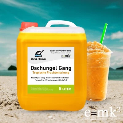 Jungle Gang Slush Syrup Concentrate | Tropical Fruit Mix | 5L Professional Canister Ice - Image 1 of 4