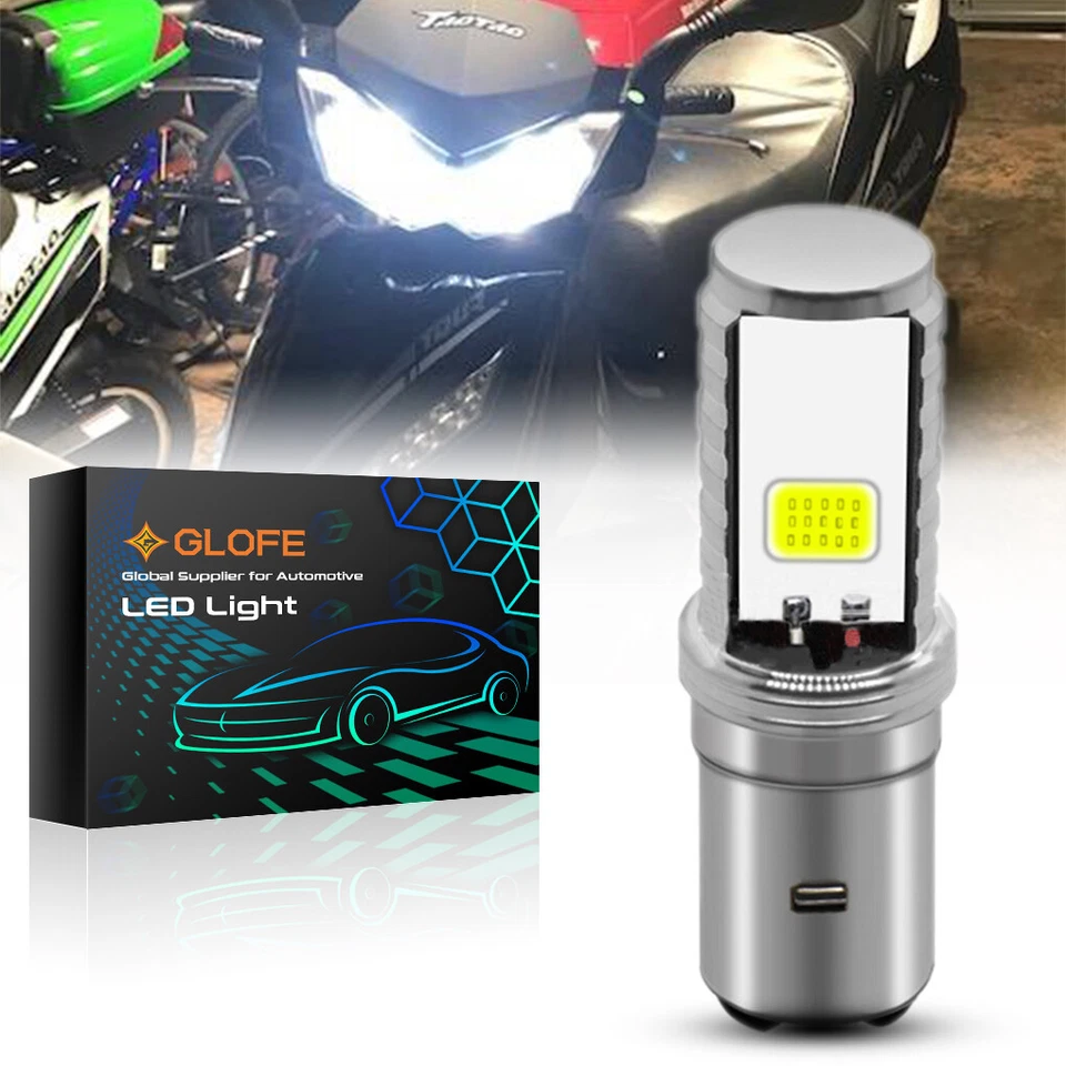 Faro LED de haz alto/bajo blanco BA20D H6 para KTM Freeride 250 R 2015-2016 Foto 1 de 4